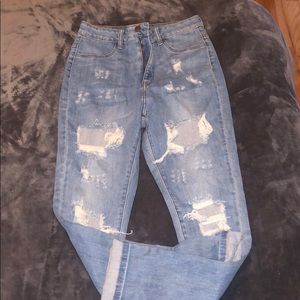 Worn once fashion nova size 9 jeans